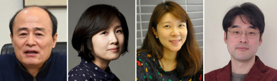 ‘소설, 한국을 말하다’ 시즌2에 참여하는 구효서(왼쪽부터), 정이현, 손원평, 배명훈 작가.