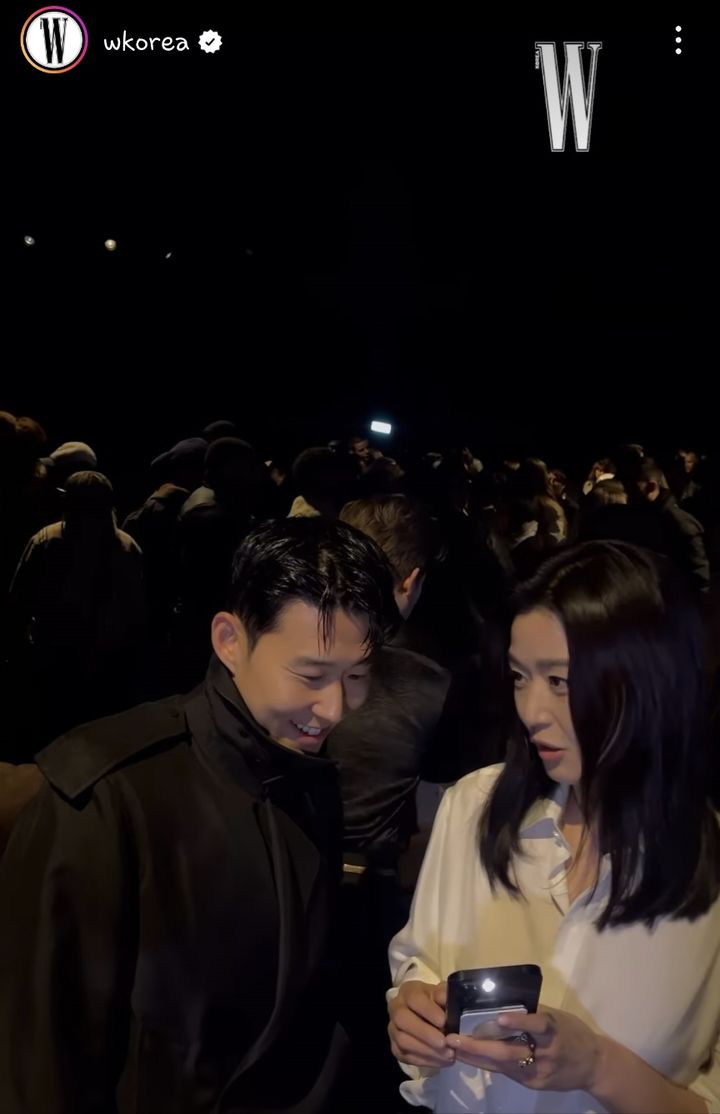[서울=뉴시스] 손흥민(왼쪽), 전지현. (사진=더블유 코리아 인스타그램 캡처) 2024.02.20.