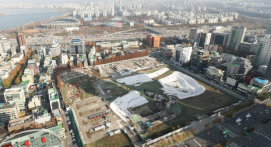 현대차 강남 신사옥 예정 부지. 연합뉴스