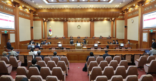 헌법재판소 정경. 뉴시스.