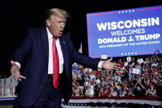 도널드 트럼프 전 미국 대통령. AP 연합뉴스