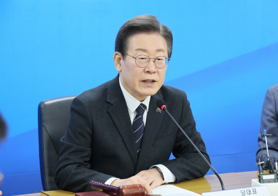 이재명 더불어민주당 대표. 연합뉴스