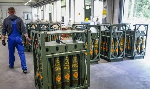 155mm 포탄. EPA 연합뉴스 자료사진