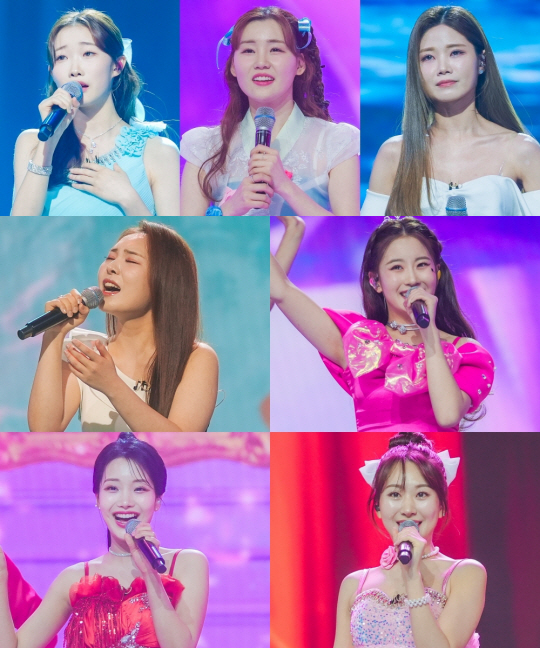 미스트롯3_톱7 뽑힌 정서주·나영·배아현·미스김·오유진·김소연·정슬
