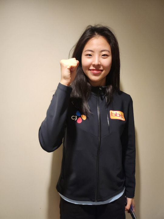빙속대표팀의 이나현. 정세영 기자