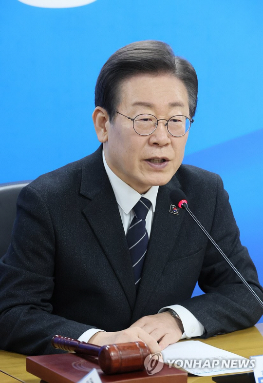 이재명 더불어민주당 대표. 연합뉴스