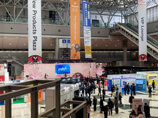 ‘푸덱스 재팬 2024 FOODEX JAPAN 2024’  전시장 내부 모습(농금원 제공)