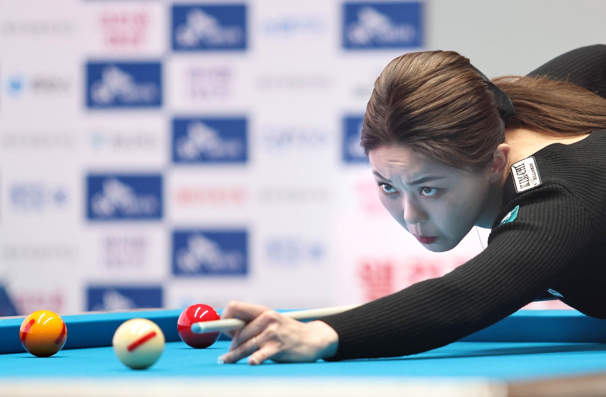 월드챔피언십 16강에 진출한 김가영[PBA 제공. 재판매 및 DB 금지]