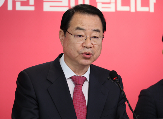 정영환 국민의힘 공천관리위원장. 연합뉴스