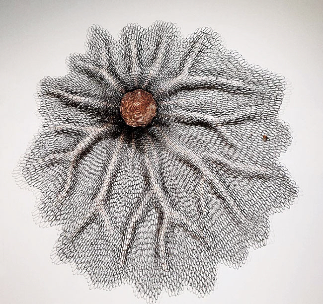 이길래, 천년의 소나무, 252×248×30㎝, 구리용접, 2020.