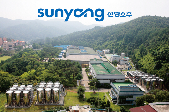 대전 서구 오동 선양소주 공장 전경.