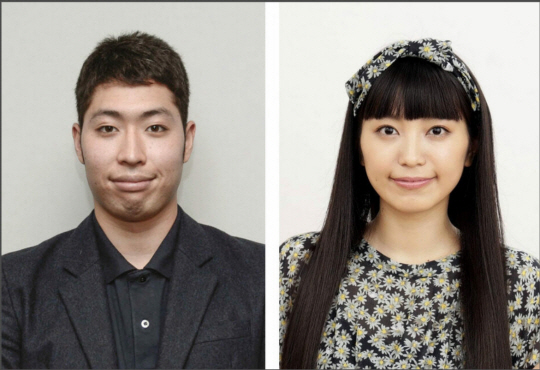 최근 이혼을 발표한 전 일본 수영 국가대표 하기노 코스케(사진 왼쪽)과 싱어송라이터 miwa교도통신