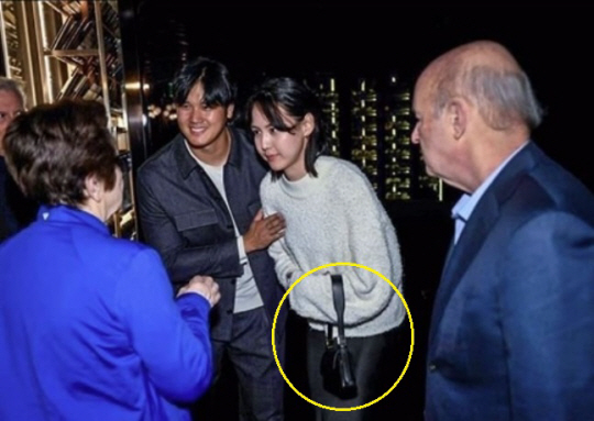 지난 16일 서울 여의도 한 호텔에 마련된 LA 다저스 구단 저녁 식사자리에 오타니 쇼헤이와 그의 아내 다나카 마미코가 참석했다. 존 수후 인스타그램 캡처.