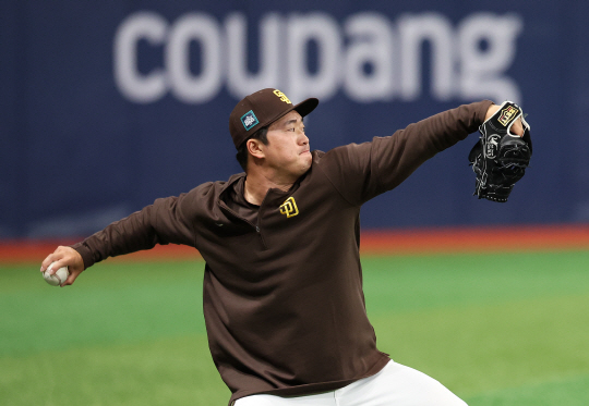 샌디에이고 파드레스의 고우석. 뉴시스