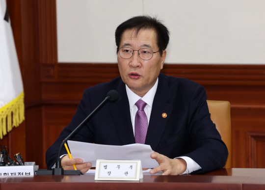 박성재 법무부 장관. 뉴시스