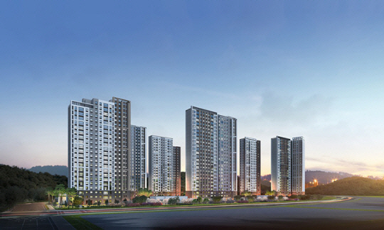 무순위 청약 물량 1가구가 나오는 경기 고양시 덕양구 ‘DMC한강자이더헤리티지’ 조감도. GS건설 홈페이지 캡처