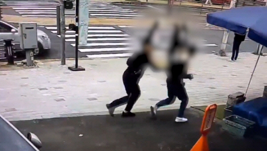 범인 검거 현장. 경기북부경찰청 제공