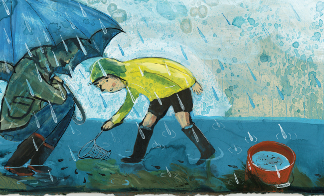 헤어진 아빠와 만난 날… ‘마음의 웅덩이’ 채우는 아이 [그림책]