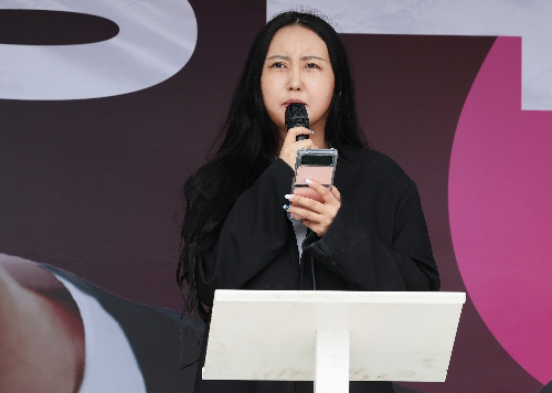 최서원(개명 전 최순실) 씨의 딸 정유라 씨. 연합뉴스