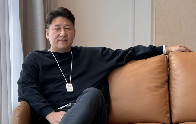 이상석 에이컴즈 대표는 18일 서울 강남구 한 카페에서 진행된 인터뷰에서 “‘푸바오 영화’를 시작으로 우리가 만드는 다양한 콘텐츠를 만날 수 있을 것”이라고 말했다. 에이컴즈 제공