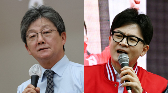 유승민 전 국민의힘 의원. 뉴시스(사진 왼쪽) 한동훈 국민의힘 비상대책위원장. 윤성호 기자