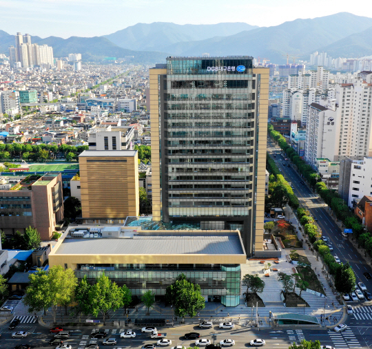 대구 수성구 DGB대구은행 본사 전경. DGB대구은행 전경