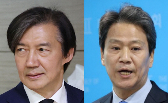 조국(왼쪽 사진) 조국혁신당 대표와 임종석 전 대통령 비서실장