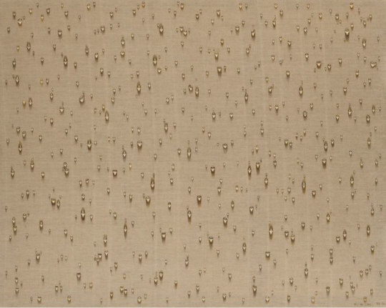김창열의 ‘물방울’. 182 x 227.2 cm, 1975~1977. 크리스티홍콩 제공