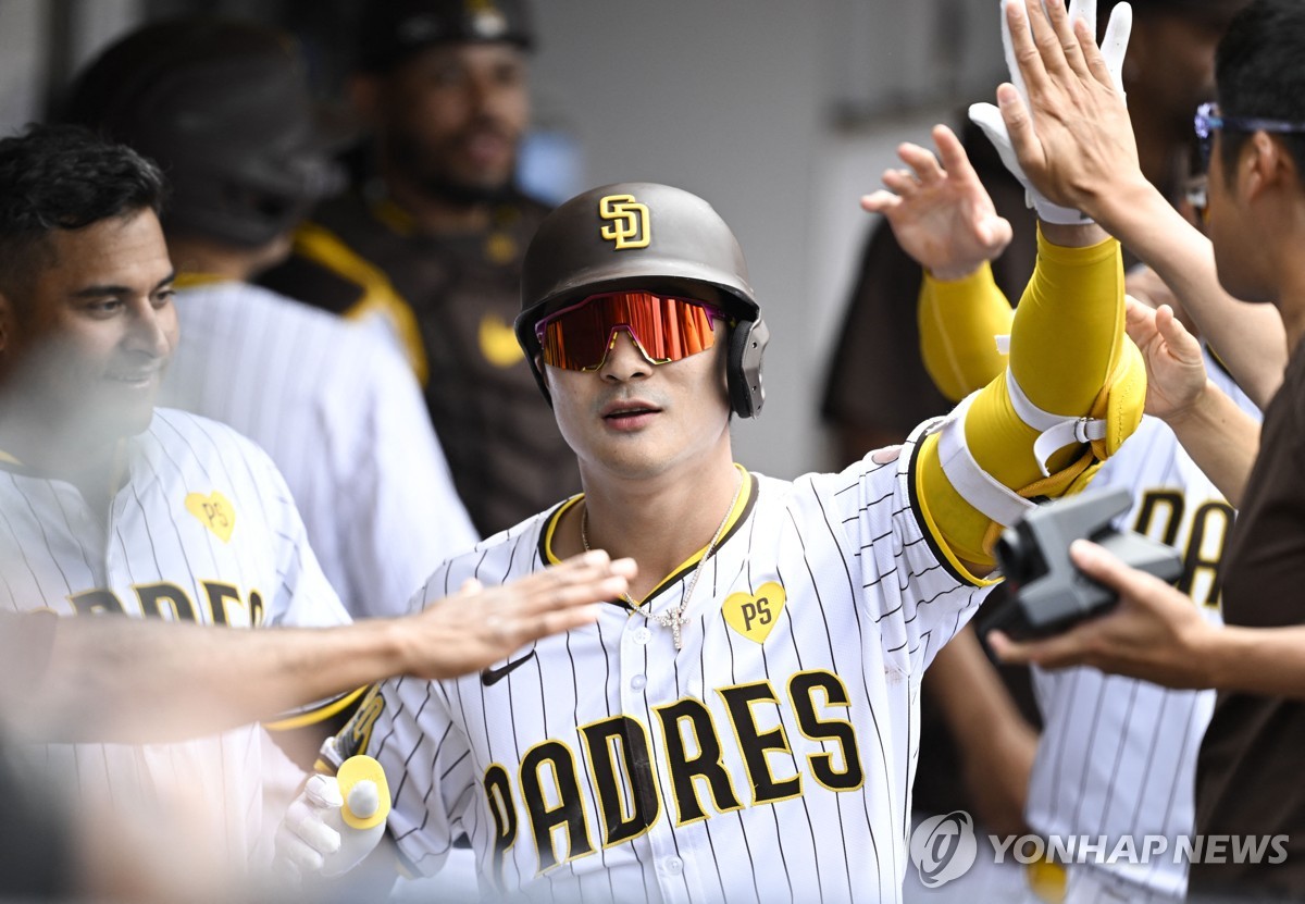 시즌 7호 홈런을 때린 샌디에이고 김하성[USA TODAY=연합뉴스]