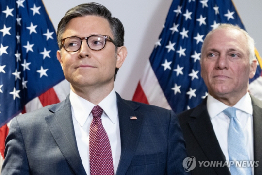 마이크 존슨 미 하원의장. 연합뉴스