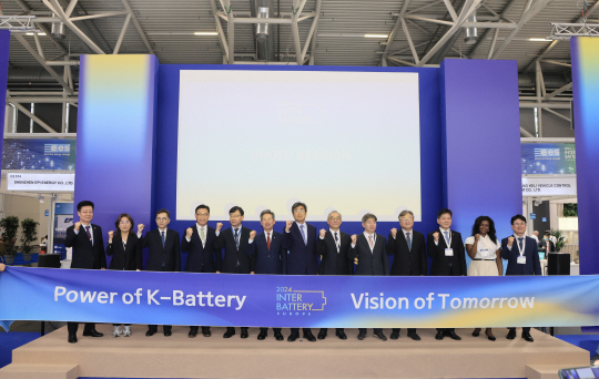 독일 뮌헨에서 열리고 있는 ‘인터배터리 유럽 2024’ . 한국배터리산업협회 제공.