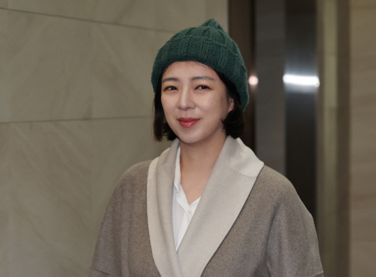 피습 이후 첫 공개활동을 했던 지난 2월 배현진 의원. 뉴시스