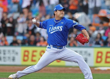 삼성의 불펜투수 김태훈. 삼성 제공