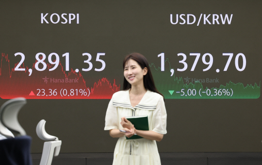 지난 11일 오후 서울 중구 하나은행 딜링룸 현황판에 코스피 종가가 표시돼있다. 연합뉴스