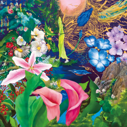 스메야의 ‘화조화’.  화이트스톤 제공