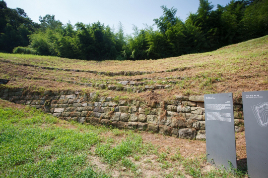 익산토성 입구. 국가유산청 국가유산포털