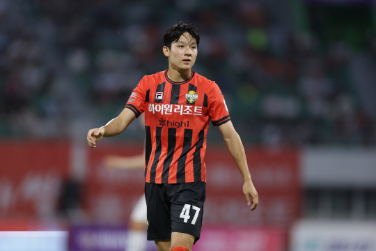강원 FC의 양민혁. 한국프로축구연맹 제공