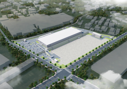 현대모비스가 900억 원을 투입해 울산에 조성할 전기차 전용 모듈 공장 조감도. 현대모비스 제공.