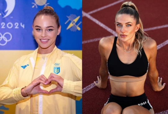 다리아 빌로디드(왼쪽), 알리샤 슈미트(오른쪽) 2024 파리 올림픽이 막을 올린 가운데, 사우스차이나모닝포스트(SCMP)가 빼어난 외모로 주목받는 스포츠 스타 10명을 뽑아 소개했다. 뉴시스(인스타그램 캡처)