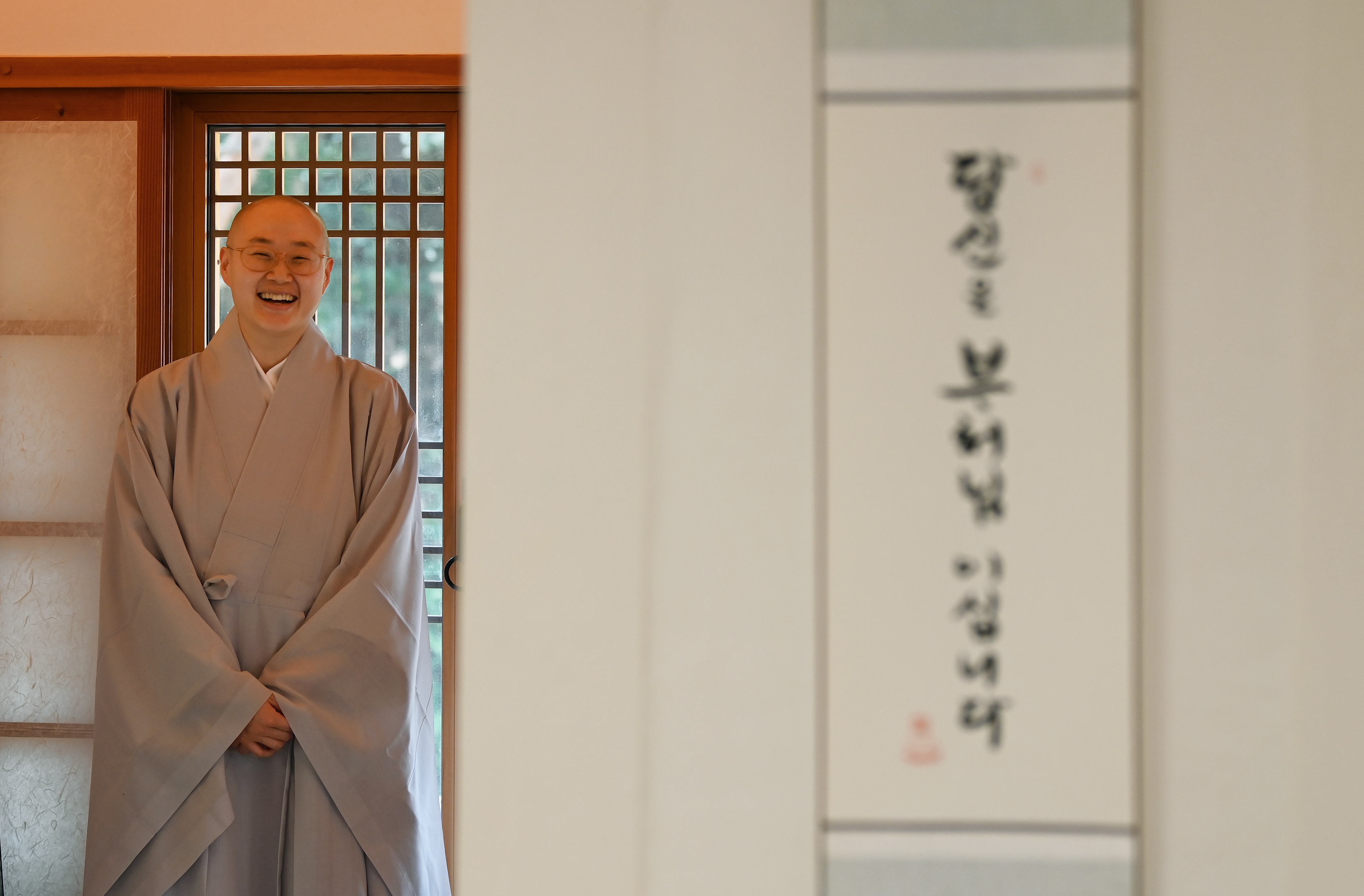 진관사 명상센터장 혜주스님. 박윤슬 기자
