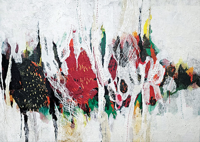 김현숙의 ‘여전히 유효한 기록’, 100×72㎝, 2024.