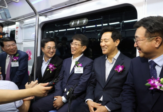 별내선 개통식. 경기도 제공