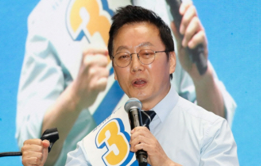 정봉주 더불어민주당 최고위원 후보. 뉴시스