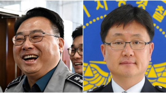 김준영 강원청장(왼쪽), 오문교 충남청장. 연합뉴스 자료사진