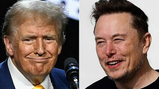 도널드 트럼프(좌) 전 미국 대통령. 일론 머스크 테슬라 CEO. AFP 연합뉴스
