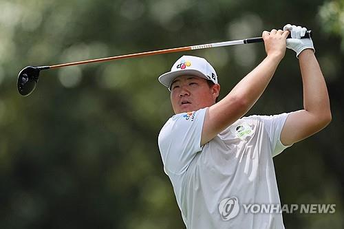 임성재의 티샷.[AFP/게티이미지=연합뉴스]