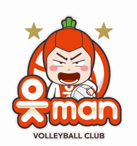 OK저축은행 읏맨 프로배구단 엠블럼.