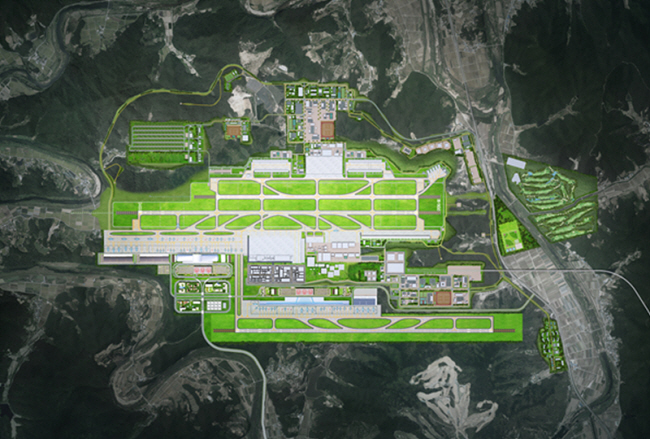 2029년 개항을 목표로 건설이 추진되는 대구·경북신공항 조감도. 대구시청 제공