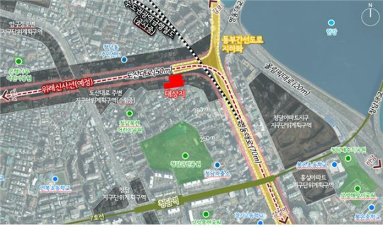 서울 강남구 청담동 프리마호텔 부지 개발사업 조감도. 서울시 제공