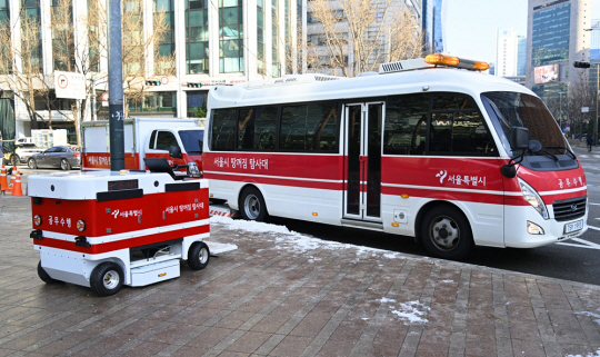서울시 지표투과레이더 탐사 장비. 서울시청 제공
